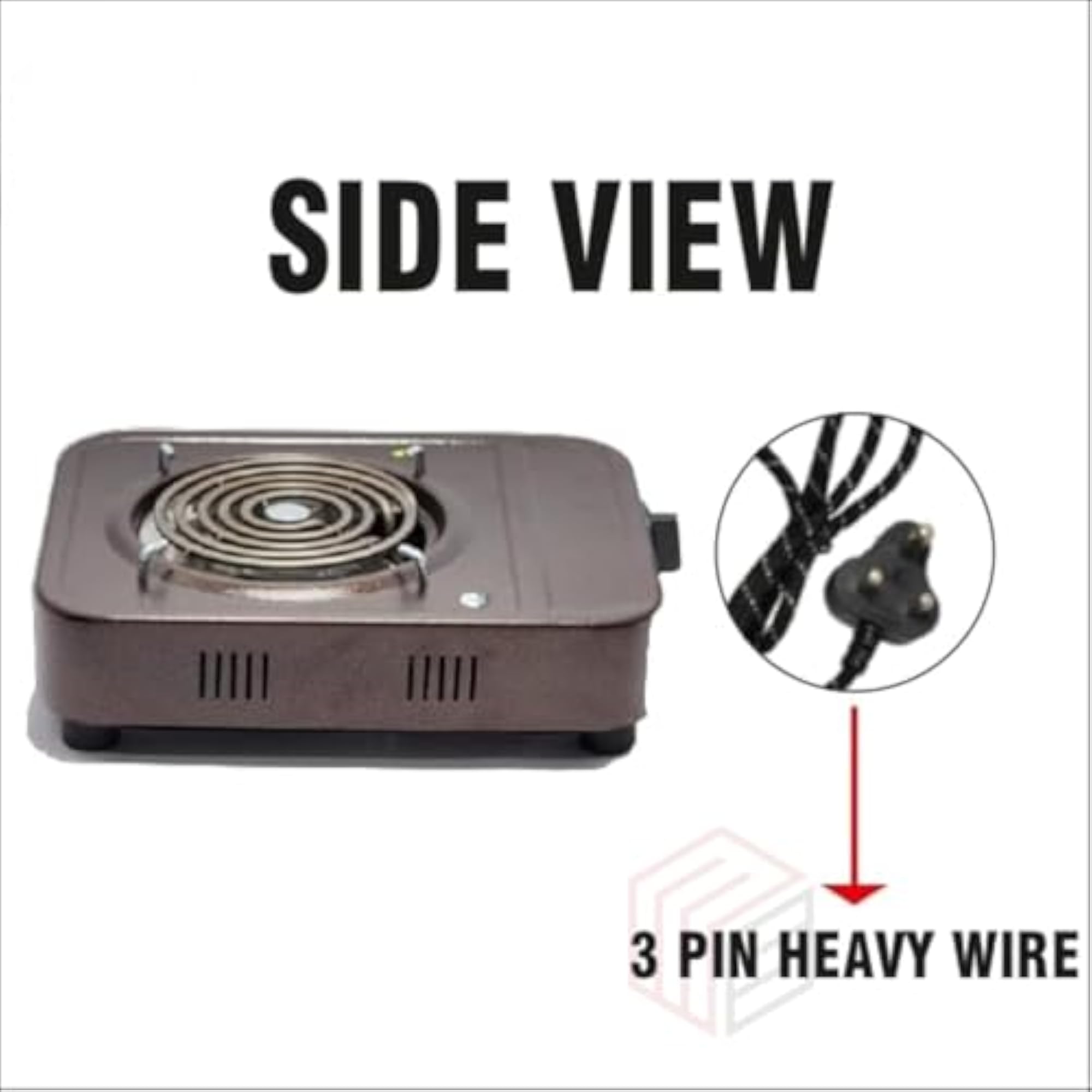 2000W Electric Hot Plate Stove, Portable Single Burner